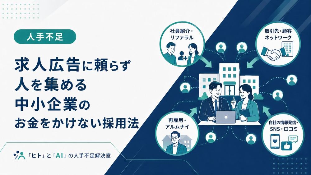 求人広告に頼らず人を集める方法