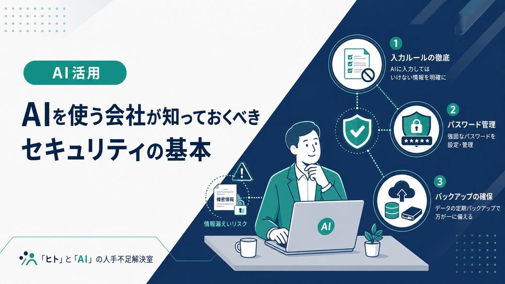 AIを使う中小企業が知っておくべきセキュリティの基本