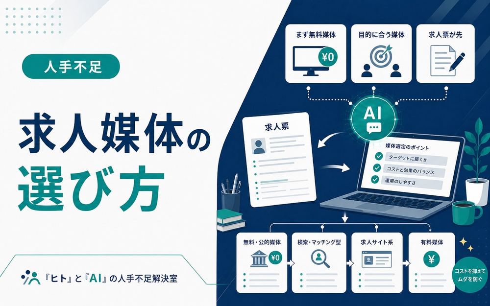 中小企業の求人媒体の選び方