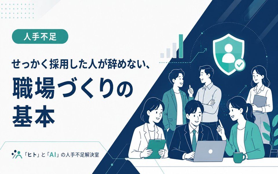 採用した人が辞めない中小企業の職場づくり